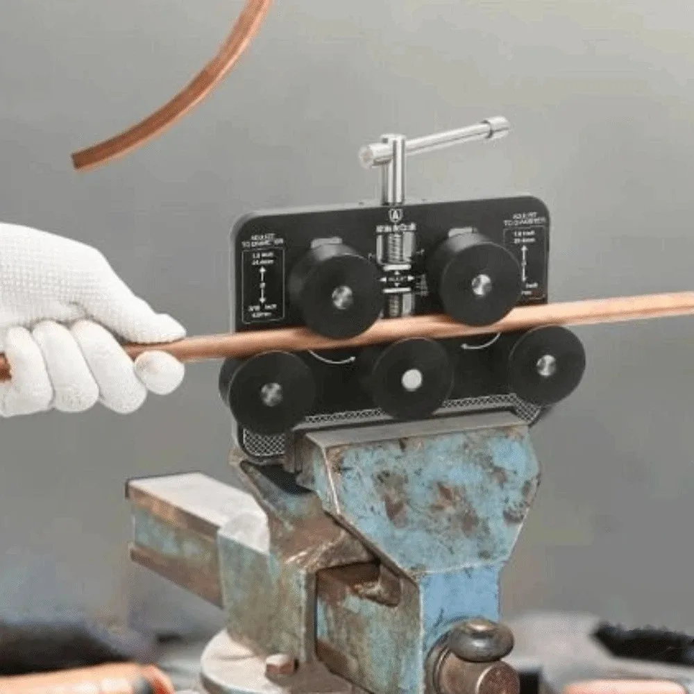 Aluminium Fuel Line Straightener Black Water Resistant Tubing Straightener Soft Aluminum Copper Tubing Brake Line Straightener