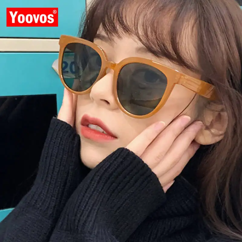 Yoovos 2023 Women Sunglasses Retro Sun Glasses Brand Designer Glasses For Women Luxury Sunglasses Candy Colors Gafas De Mujer