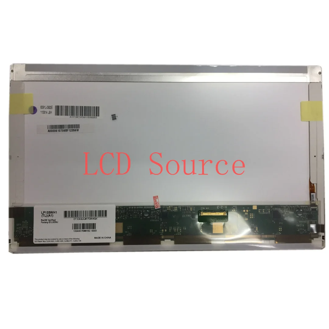 Imagem -02 - Painel de Tela Lcd Led para Laptop 40pin Lp133wh1 Tla1 N133b6-l01 Lp133wh1 Tla2 B133xw04 V.0 Lp133wh1 Lp133at17 305