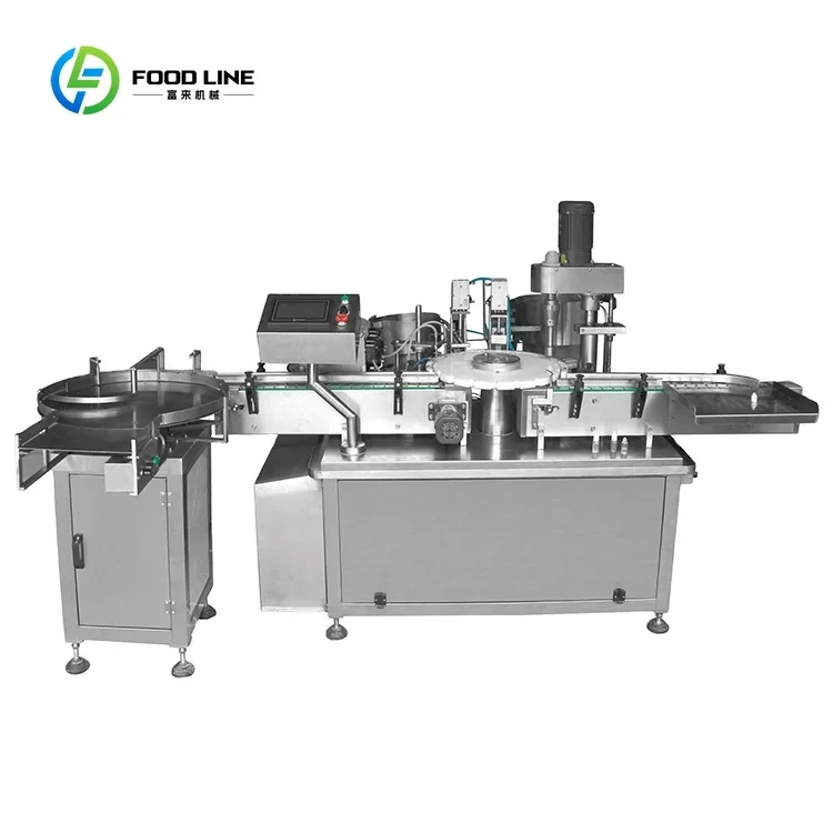Automatic 10 100ml Liquid Filling and Capping Machine High Productivity Food, Fruit Juice Oil CE Inspection Ready