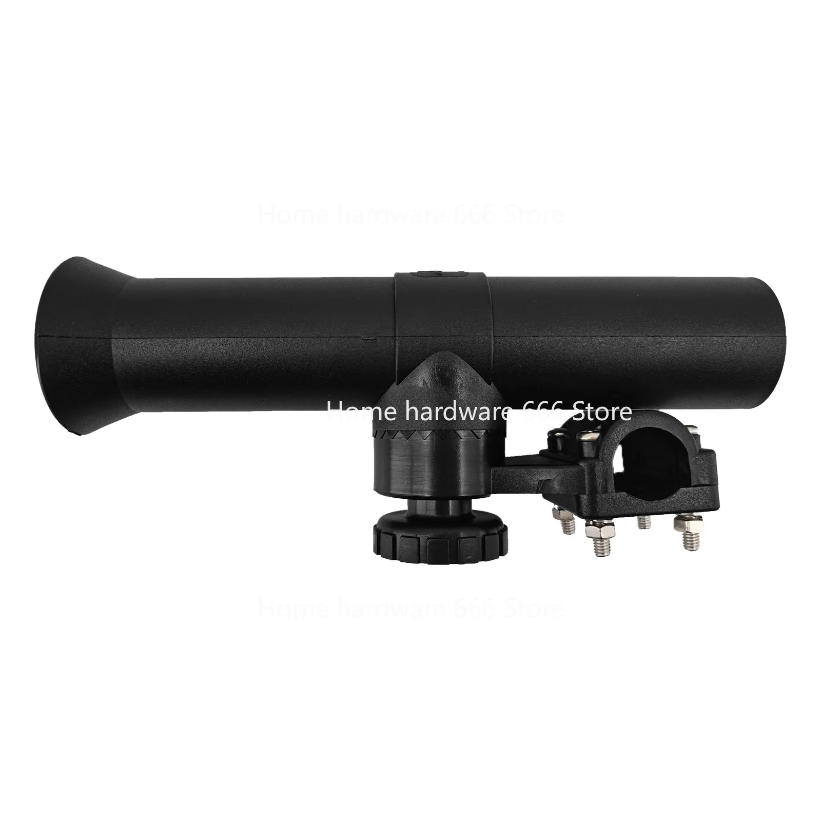 マリンナイロンユニバーサルパイプクリップ釣り竿ホルダー、ショートアームレール釣り竿ブラケット、マリンヨットハードウェアアクセサリー