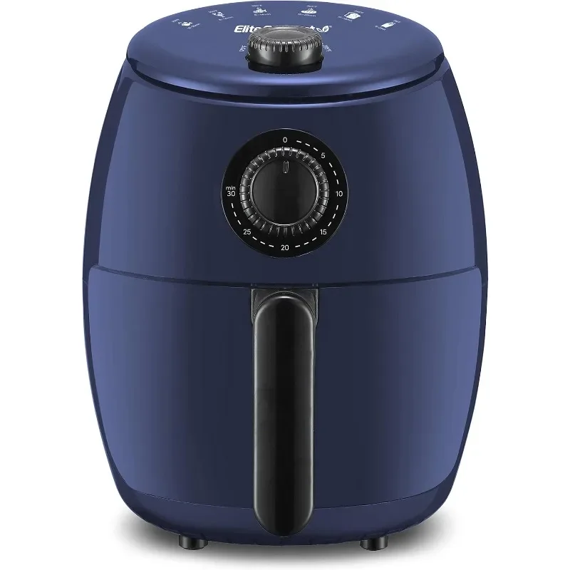 

Elite Gourmet Compact Space Saving Electric Hot Air Fryer Oil-Less Healthy Cooker, Timer & Temperature Controls, 1000W