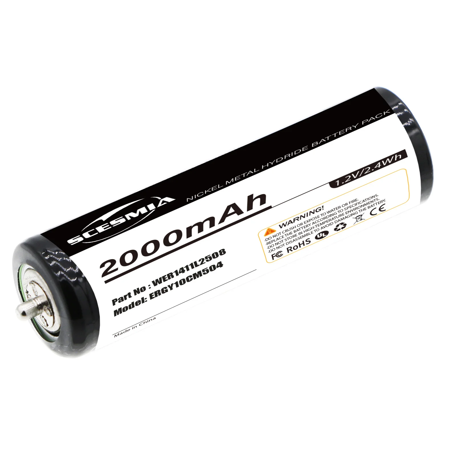 Shaver 2000mAh Battery For Braun Panasonic