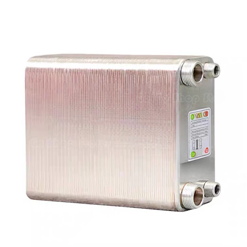 120 Plates Stainless Steel Heat Exchanger Brazed Plate Type Water Heater Chiller Cooler Counter Flow Chiller 120 Plates .