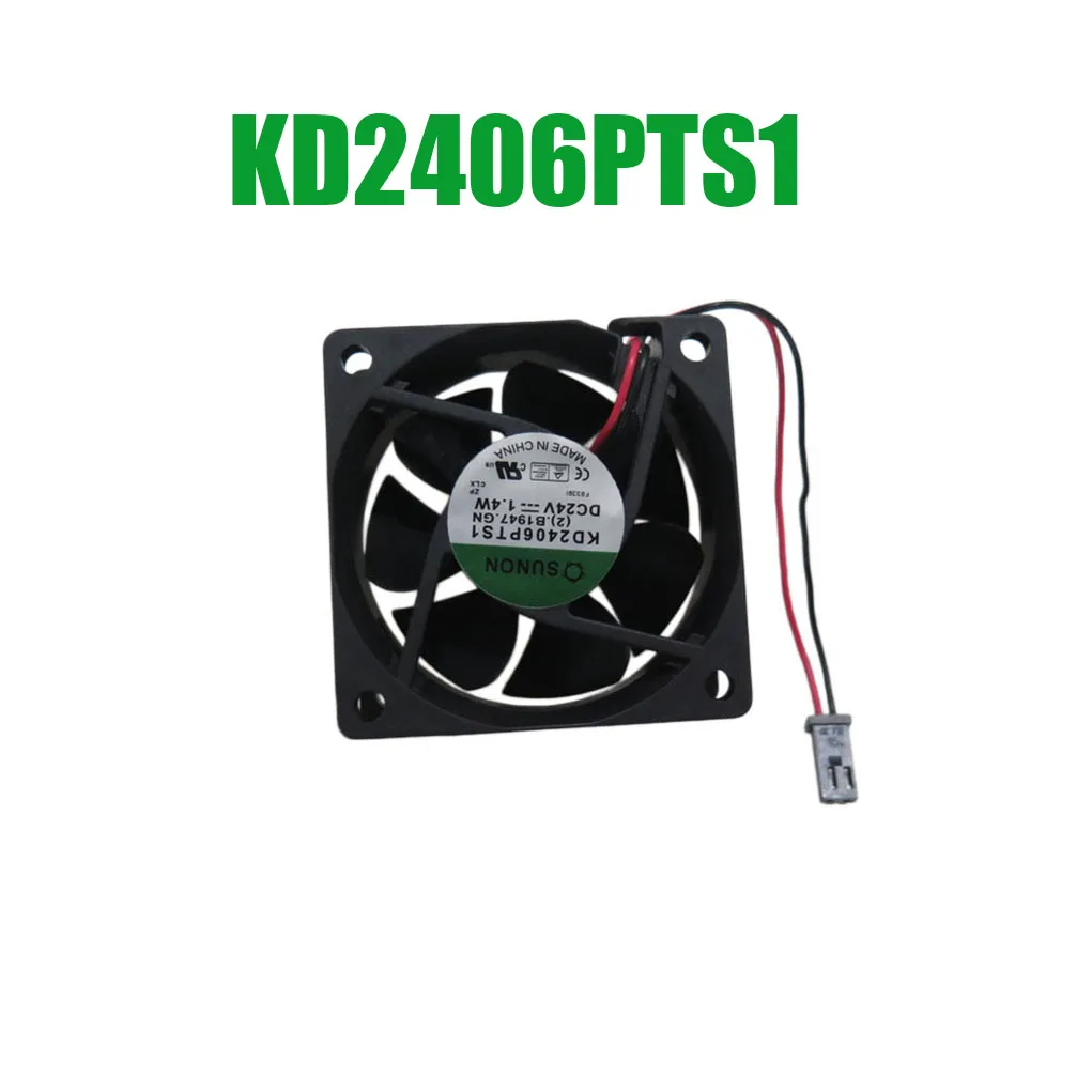 For SUNON KD2406PTS1 (2).B1947.GN DC24V 1.4W 2PIN 2Lines Cooling Fan