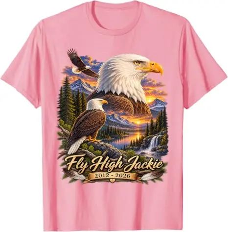 Fly High Jackie, Jackie und Shadow Weißkopfseeadler T-Shirt Y2k Lässige Grafik-Bekleidung Weißkopfseeadler Großer Bär Jackie und Shadow T-Shirt Geschenk – Detail 6