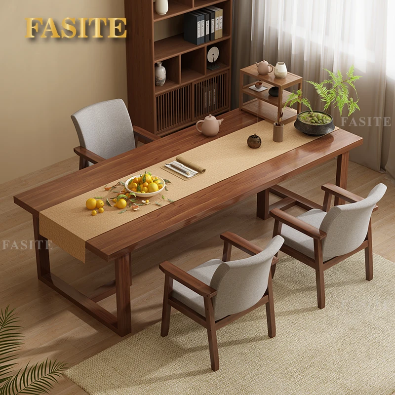 Chinese Coffee Table for Balcony Easy Assembly Modern Design Non-Slip Feet Stable Structure Easy to Use Smooth Surface