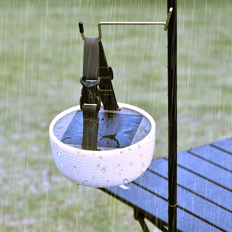 Outdoor solar camping light, portable, lightweight USB output, multifunctional handheld colorful atmosphere night light