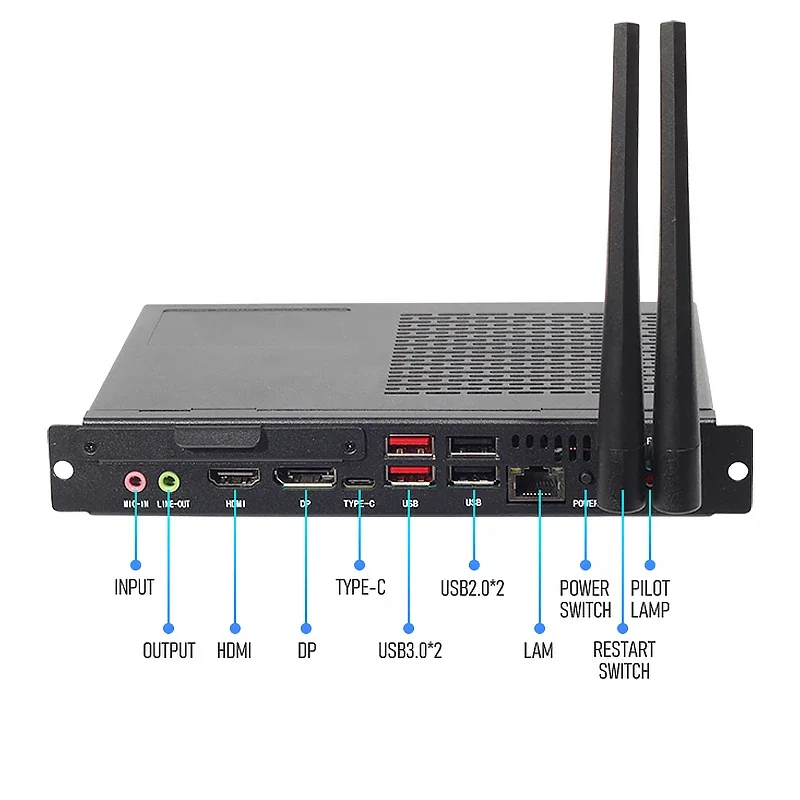 Factory  Mini PC OPS RJ45LAN I5 12th 13th Gen Processor Cheap OPS Computer Hardware Software