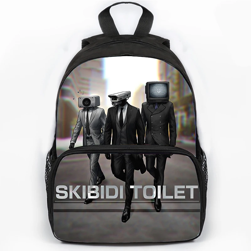 Game Skibidi Toilet Backpack for Boys Girls School Bags Funny Cartoon Backpacks Children Bookbag Mochila Students 3D Schoolbag