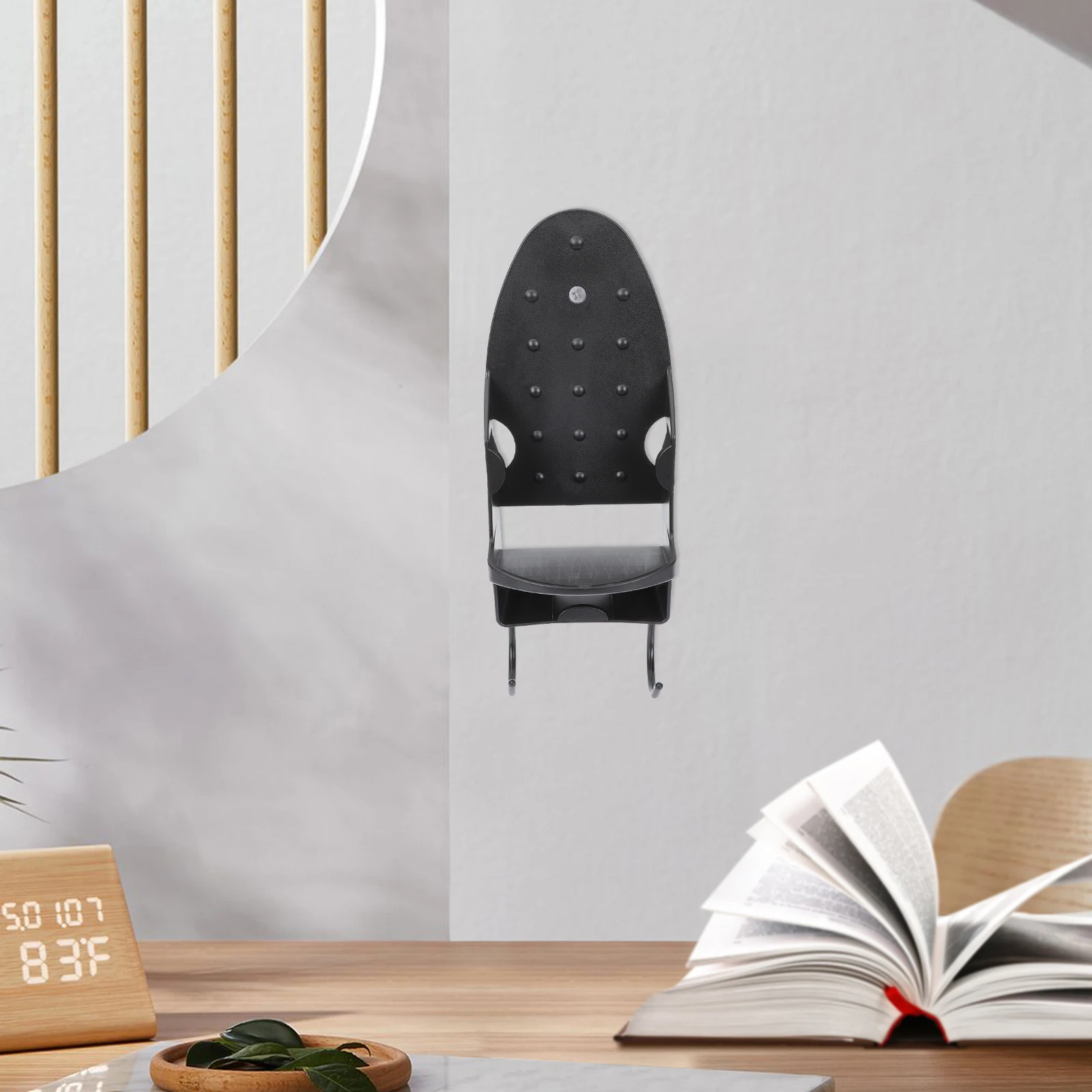

Wall Mounted Ironing Board Rack Electric Iron Holder Material Strong Load-Bearing Space Saving Laundry Room Bedroom