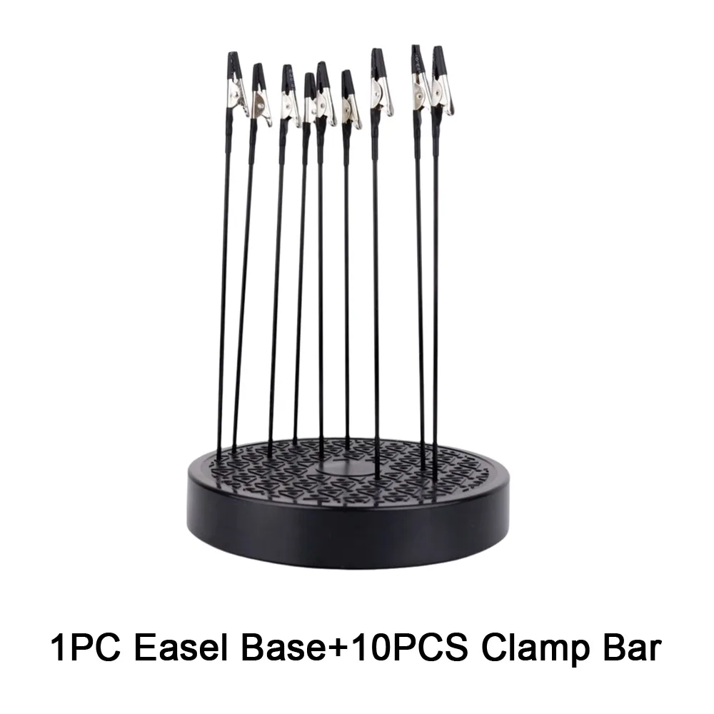 

360 Degree Rotation Model Painting Stand 10Pcs Set Rubber Cover Gundam Model Tools Updated Design Airbrush DIY Tools