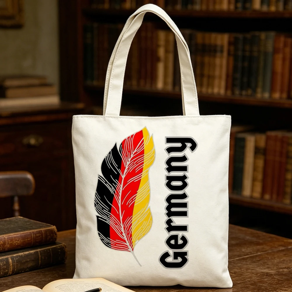 Germany tote bag canvas  einkaufstasche shopper torba na zakupy reusable femme