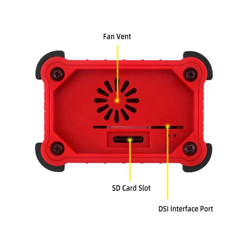 A13E-Raspberry Pi 4, алюминиевый корпус, защитный чехол от падения для Pi 4, для Raspberry Pi 4