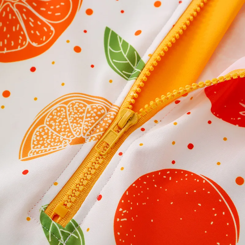 Boy girl Baby one-pieces fruit Surfing Wear Swimming Suit Infant Toddler Swimwear Kids Sunscreen Beach Bathing Suit