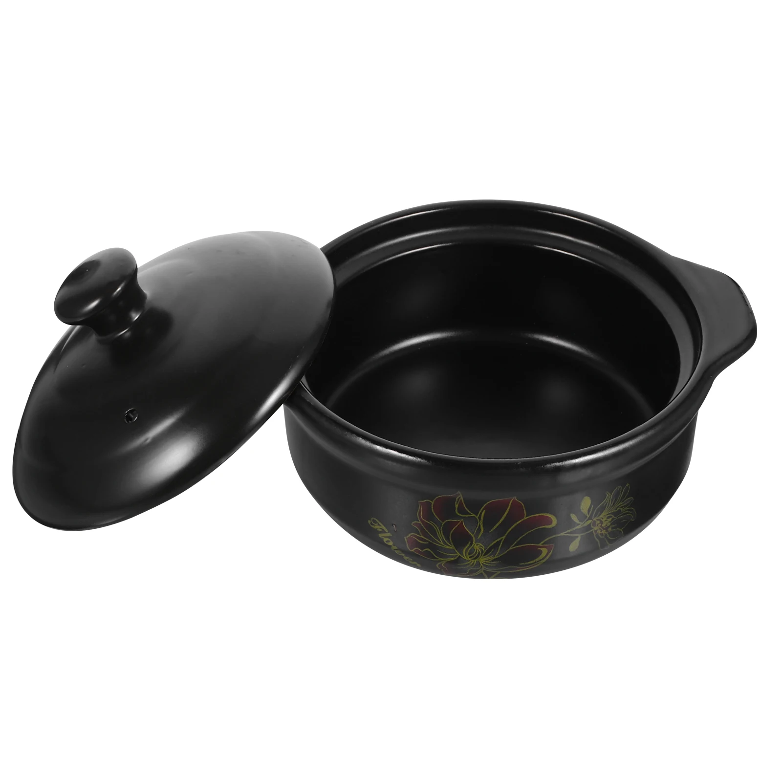 

Ceramic Braised Chicken Casserole Soup Stewing Pot Thick High-Temp Resistant Clay Pot for Cooking Rice Kitchen Cookware