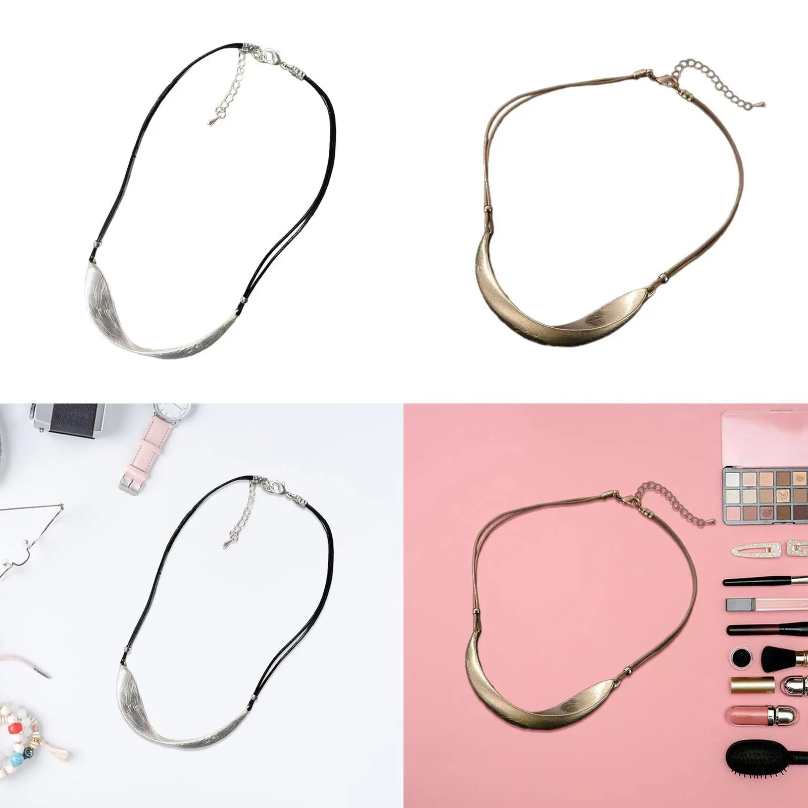 

Women Necklace Irregular Pendant Boho Retro Design Lightweight Ladies Chain