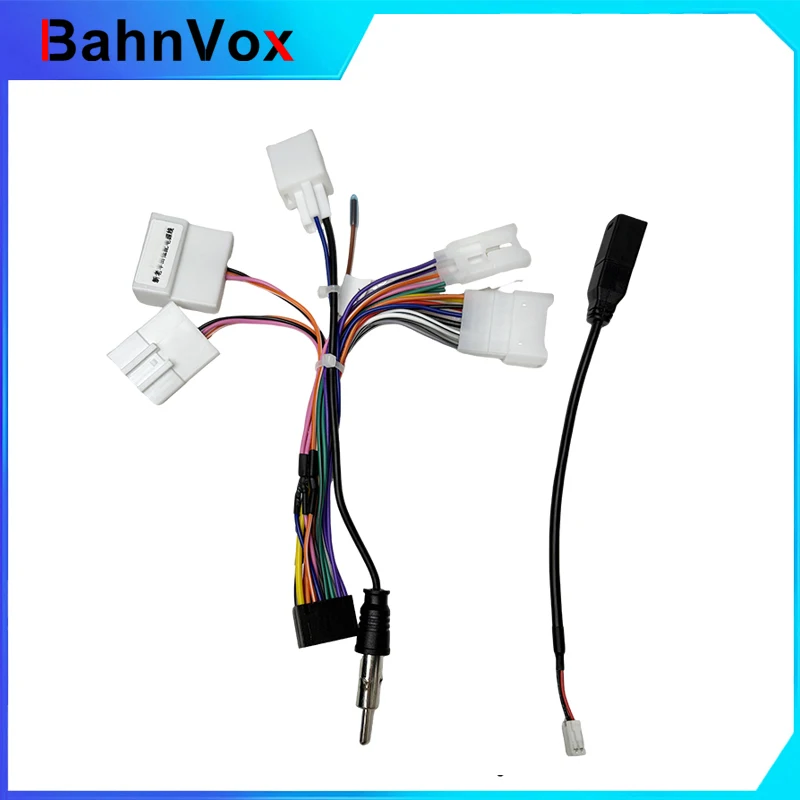 Car 16 pin Android Wire Harness Power Cable Adapter For Toyota Corolla/Camry/RAV4/VIOS/Highlander/Yaris GPS DVD