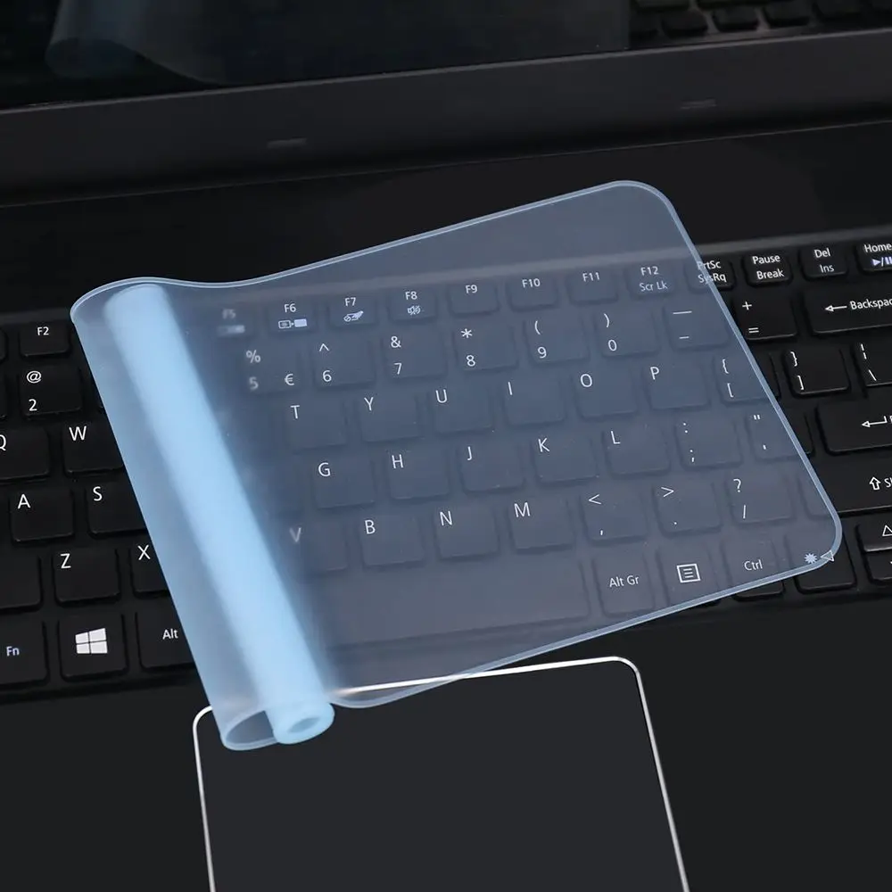 Computer Keyboard Cover Notebook Laptop Universal Protector Waterproof Skin Keypad Clear Protective Film Silicone 12-17 inch