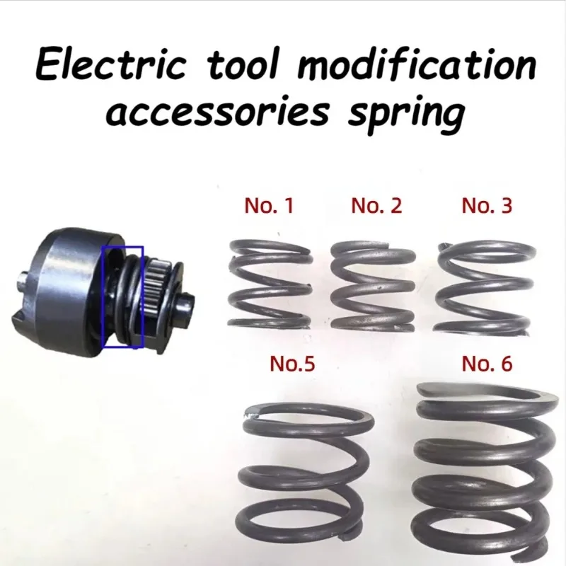 Impact Wrench Compression Spring Electric Tool Adapter Parts Spring Square Shaft Multiple Sizes Available Tool Maintenance