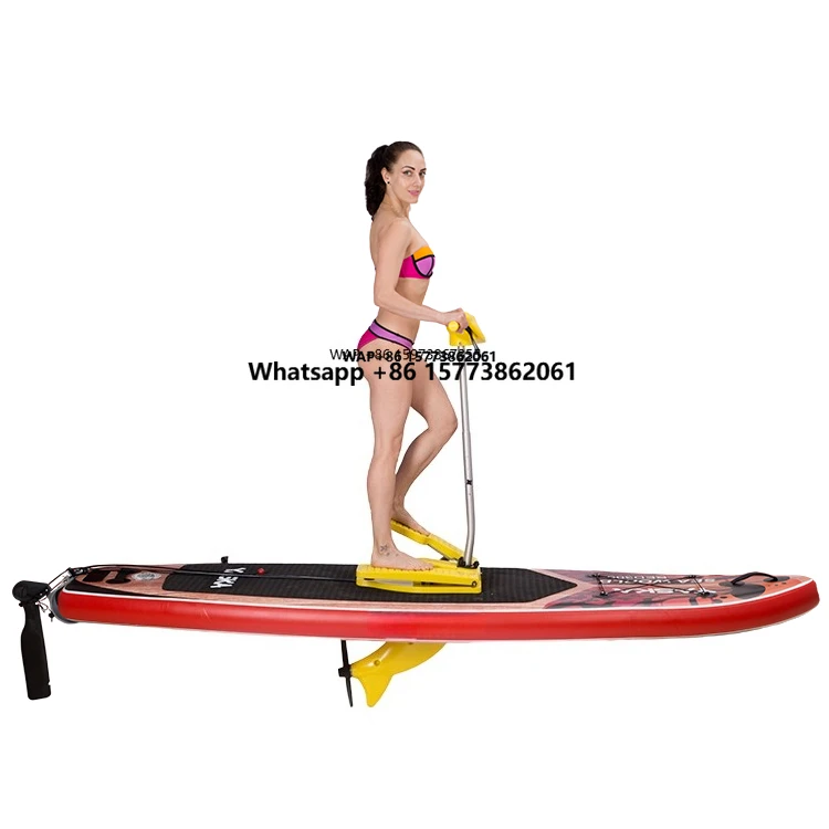 2024 New Collection Water Sports Equipment Inflatable Water Bicycle Floating Bike for Sale Pedal Dinghy Pedal Boat