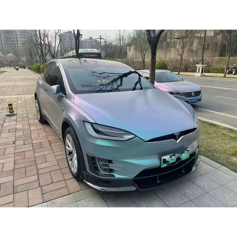 for Tesla model X modified carbon fiber body kit front shovel side skirt rear spoiler spoiler wind knife wheel eyebrow