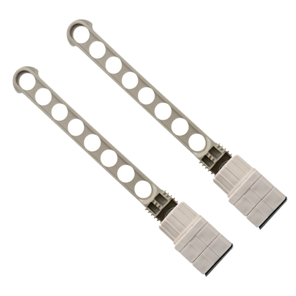 

2Pcs Clothes Drying Rack Retractable Multi-Functional Stainless Steel ABS Hangers Indoor Outdoor Punch-Free Window Clothesline