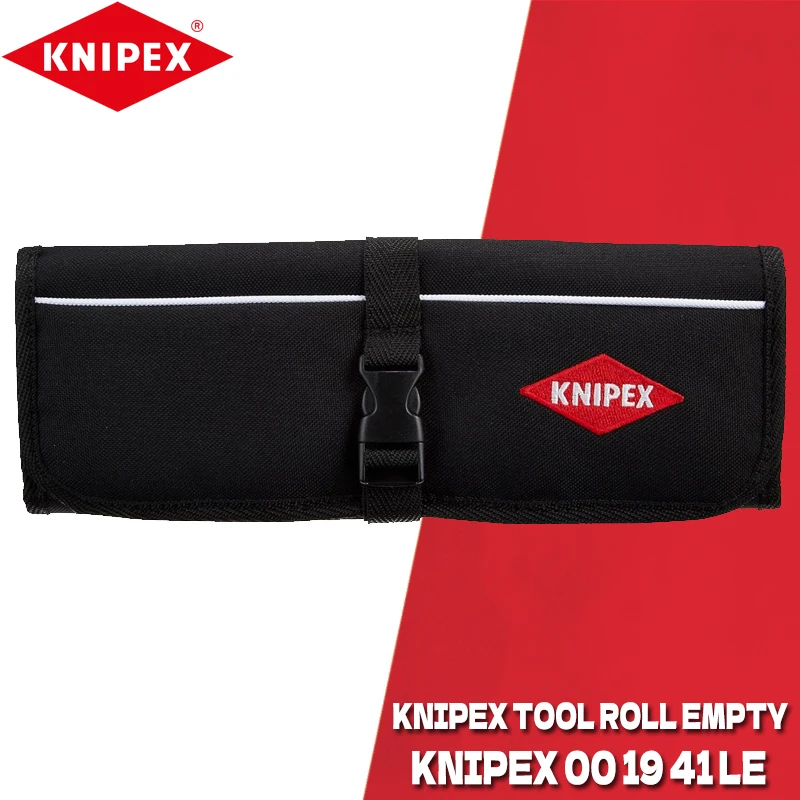 

KNIPEX 00 19 41 LE Tool Roll empty 13 pockets ,adjustable, 450 x 290 mm knipex Canvas Storage Bag