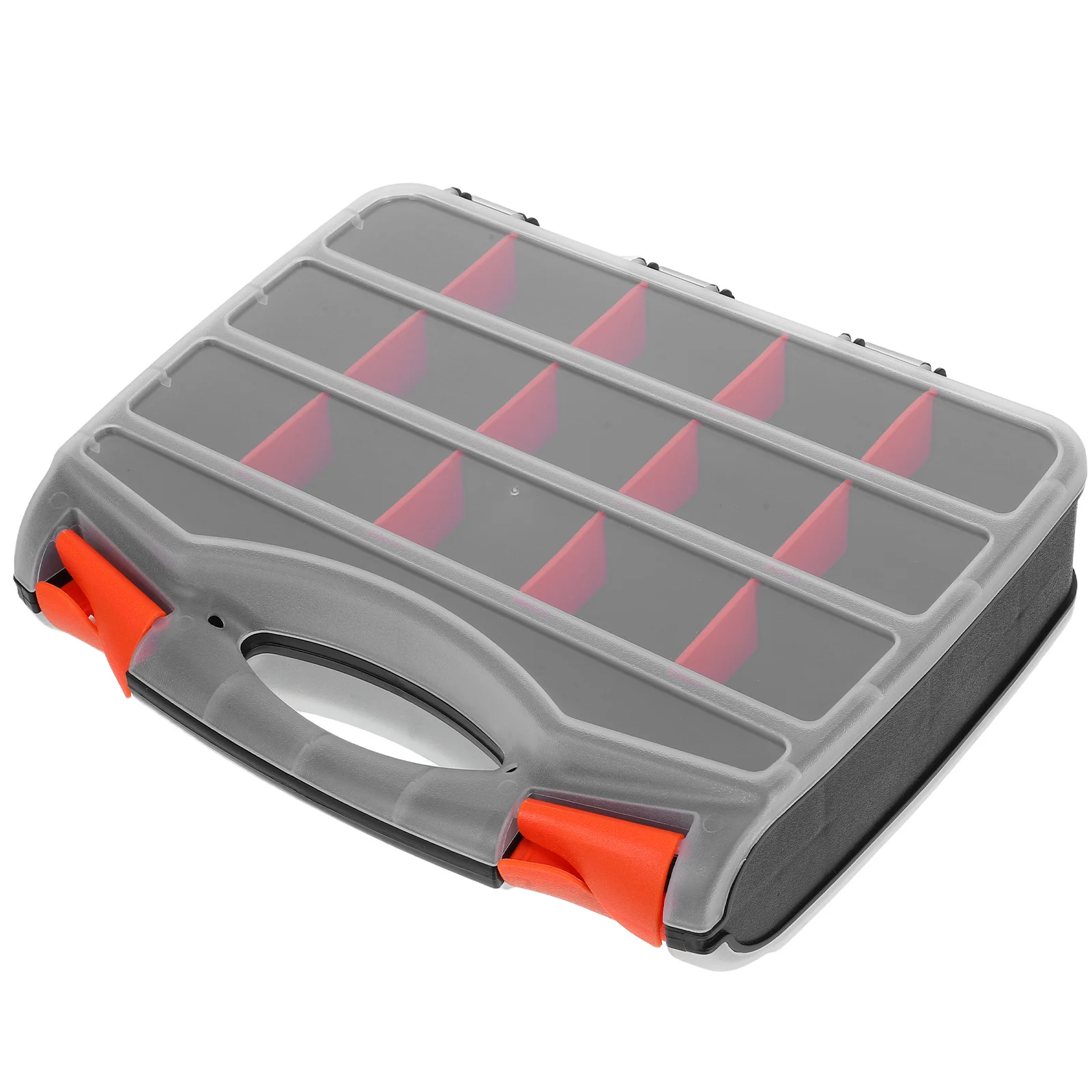 

315pcs Double-Sided Hardware Organizer Box Removable Dividers Transparent Lid Portable Plastic Storage For Tools Screws Nails