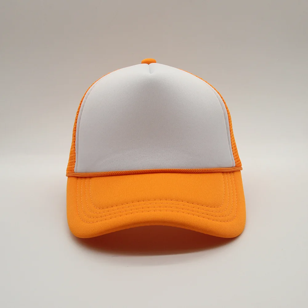 Neue Trucker Caps Männer Frauen Plain Blank Schaum Mesh Baseball Kappe Mit Seil Sommer Atmungsaktive Outdoor Sport Sonnenblende Hüte – Detail 11