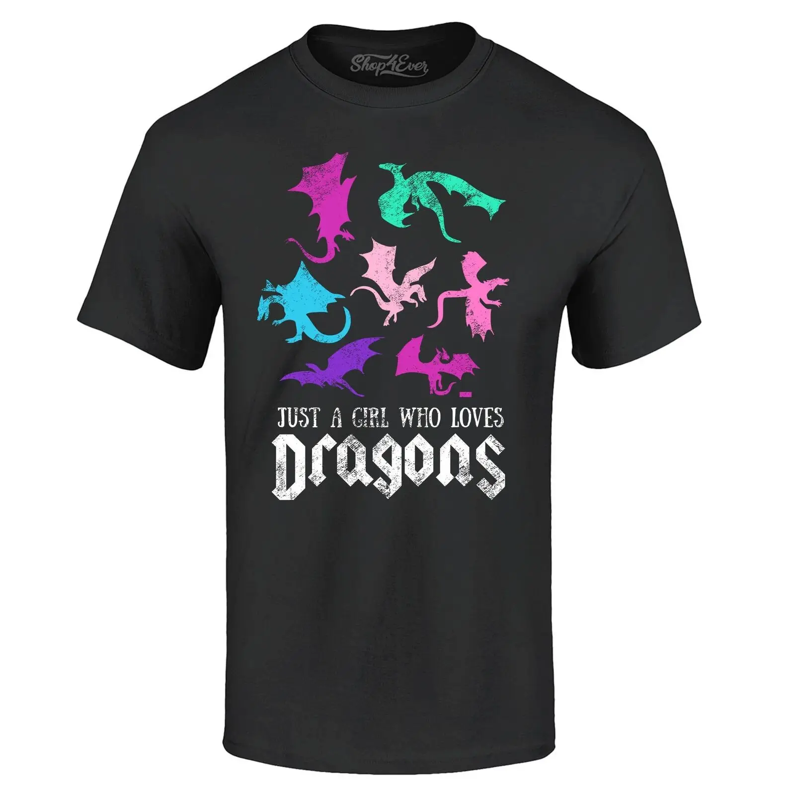 

Just A Girl Who Loves Dragons T-shirt Just a Girl Shirts