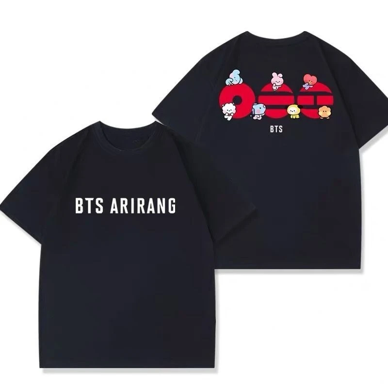 Kpop Jungkook BTS Seven Korea Idol Fan Magazine Vintage Retro Edgy Cool Graphic Art Print Oversized Short Sleeve Streetwear Top
