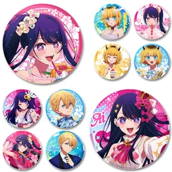 Ai Hoshino,Aquamarine Hoshino,Ruby Hoshino,Kana Arima,Mem-Cho Anime Badge Cartoon Cosplay Brooches for Clothes Backpack Jewelry