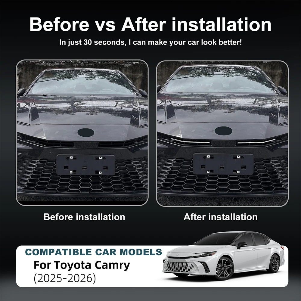 For Toyota Camry 2025 2026 LE/SE Camry XV80 Car Center Mesh Insect Screen Front Grille Mesh Blocking Debris Anti-clogging