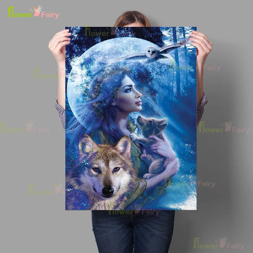 Indians Hunting Tribe Indigenous Nordic Poster Wall Art Canvas Painting Wall Pictures For Living Room Home Decor Unframed