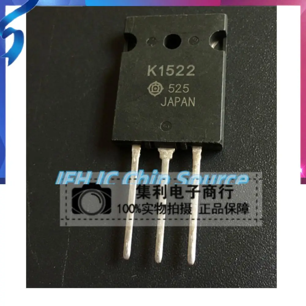 5PCS-10PCS K1522 2SK1522  TO-3PL  500V 50A   Best Quality Stock