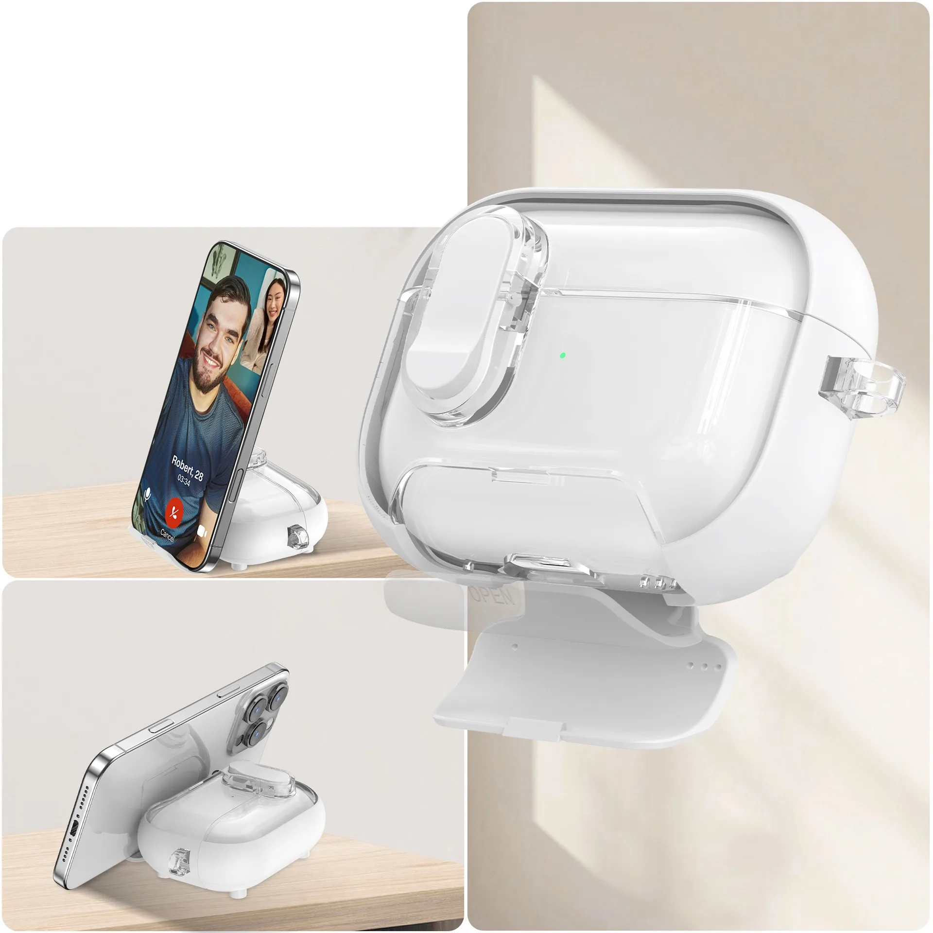 غطاء حماية لسماعات الأذن مقاوم للصدمات لأجهزة AirPods Pro 2 وAirPods 4، متوافق مع حافظة Apple AirPods Pro 2 Air Pods 4 #4