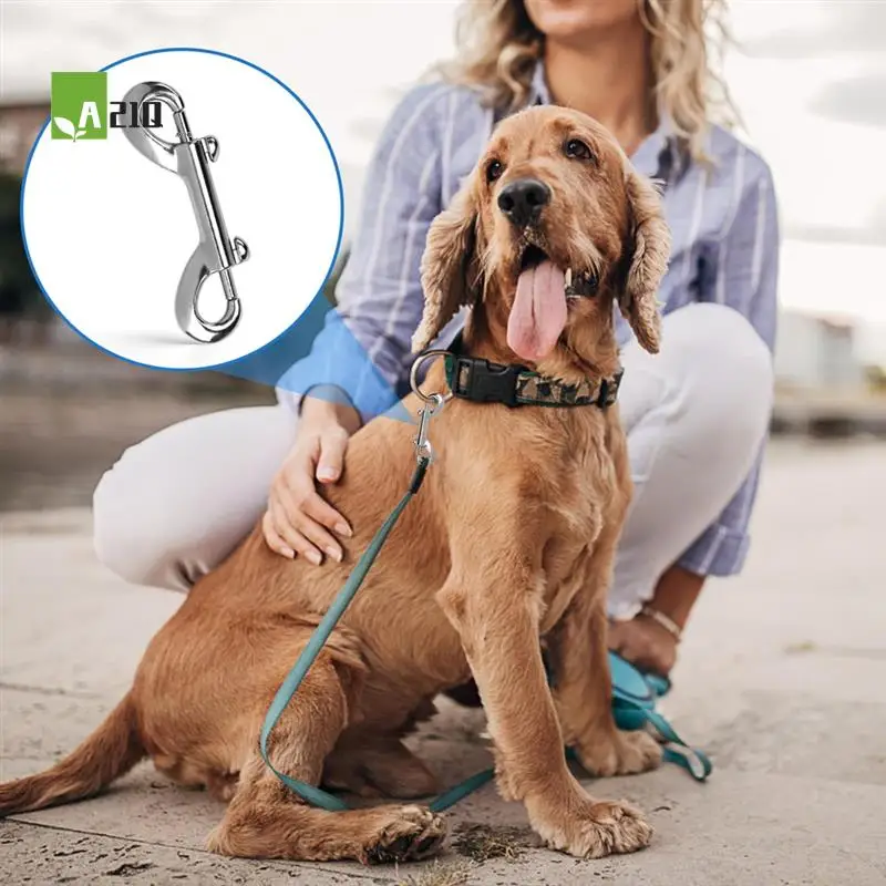 

A21Q -20 PCS Double Ended Snaps,3.5 Inch Zinc Alloy Trigger Metal Clip,Snap Hooks For Pet Leash,Water Bucket Hooks, Key Holder