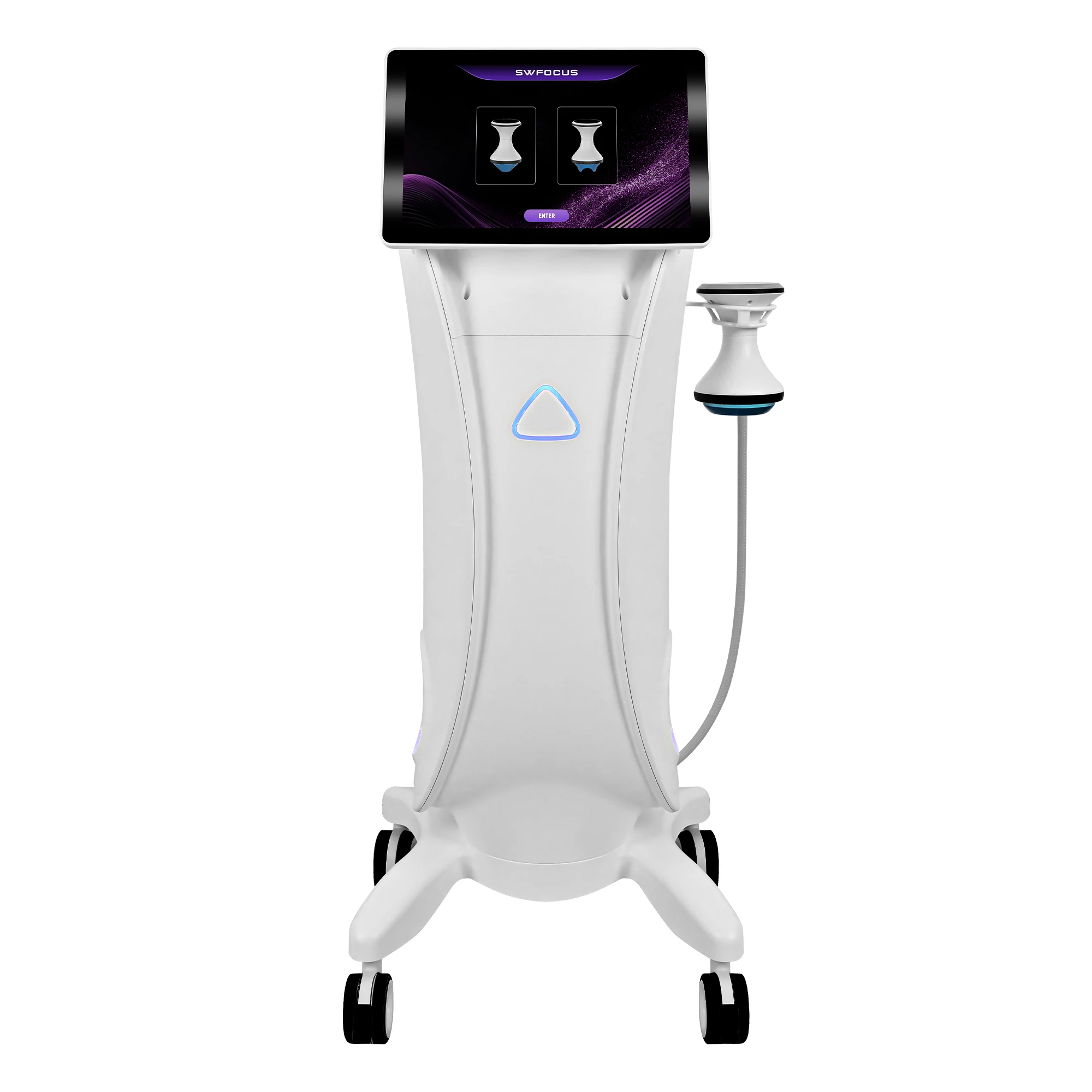SW33 Focused Shockwave Machine Pain Treatment ESWT Physiotherapy Device 8 Probes For Joint Muscle Pain Rehabilitation Clinic