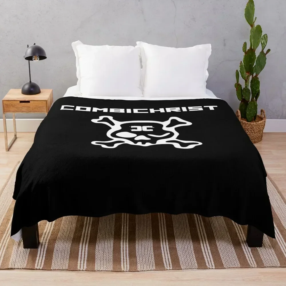 

COMBICHRIST Logo Throw Blanket Soft Beds Luxury Thicken anime Retros Blankets