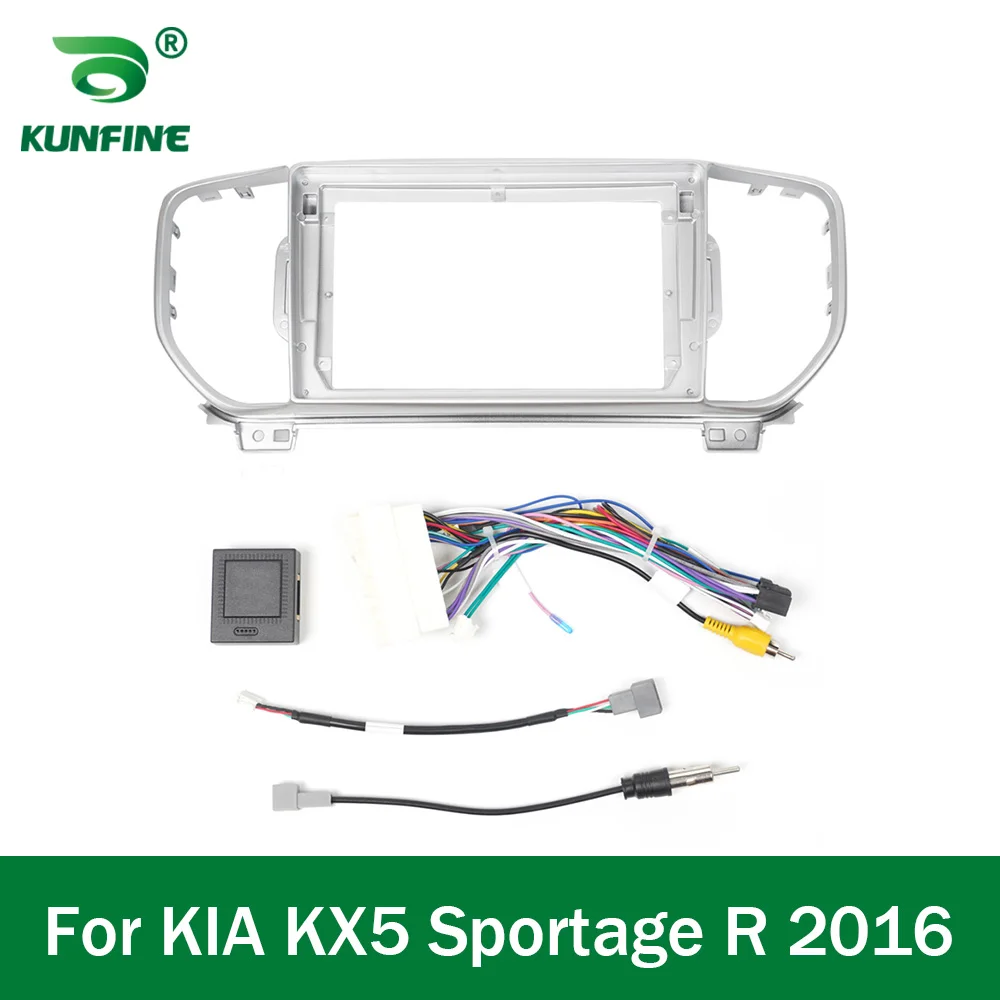 Auto GPS Navigation Stereo Für KIA KX5 Sportage R 2016-2018 Radio Fascias Panel Rahmen Fit 2Din 9 zoll in Dash kopf Einheit bildschirm – Detail 3