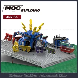 GBC Module Extreme Orbiter Fairground Ride Moc Building Blocks Motor Machine Technology Bricks Puzzle Collection Toys Gifts