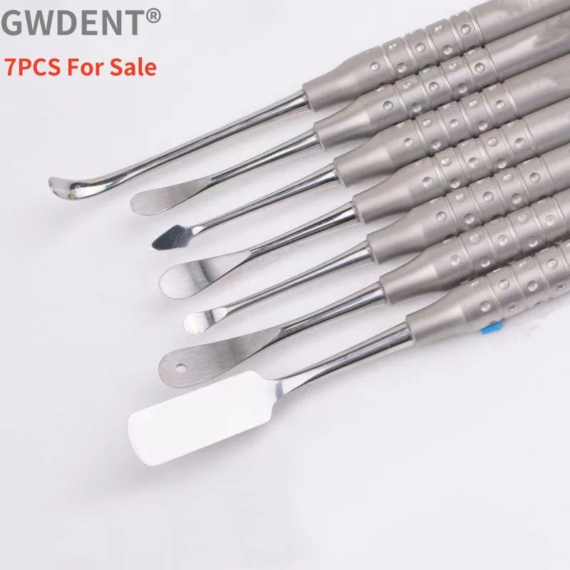 7Pcs Double Ends Dental Implant Periosteal Elevator for Reflecting & Retracting Splitter Separator Surgical Tools