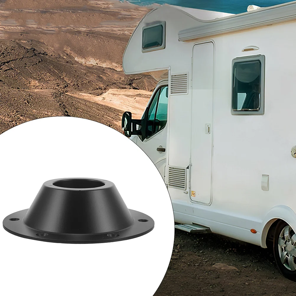 Base de mesa para RV, brida de montaje de repuesto de aluminio, fácil instalación, soporte de mesa estable adecuado para barcos de autocaravana
