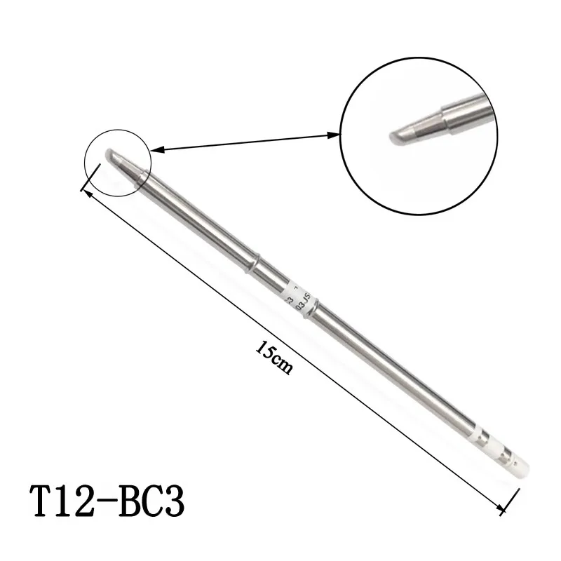 Cabbage White T12 Speed Heating Iron Tip Lead free Solder Tip Multiple Models T12-K/B2/BC2/C4/D24/I