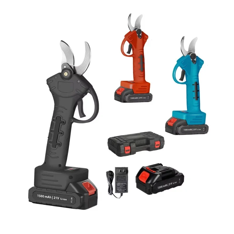 Lithium Battery Electric Pruning Shears High Performance Fruit Trees & Lawn Mowers Scissors Pruning Machine