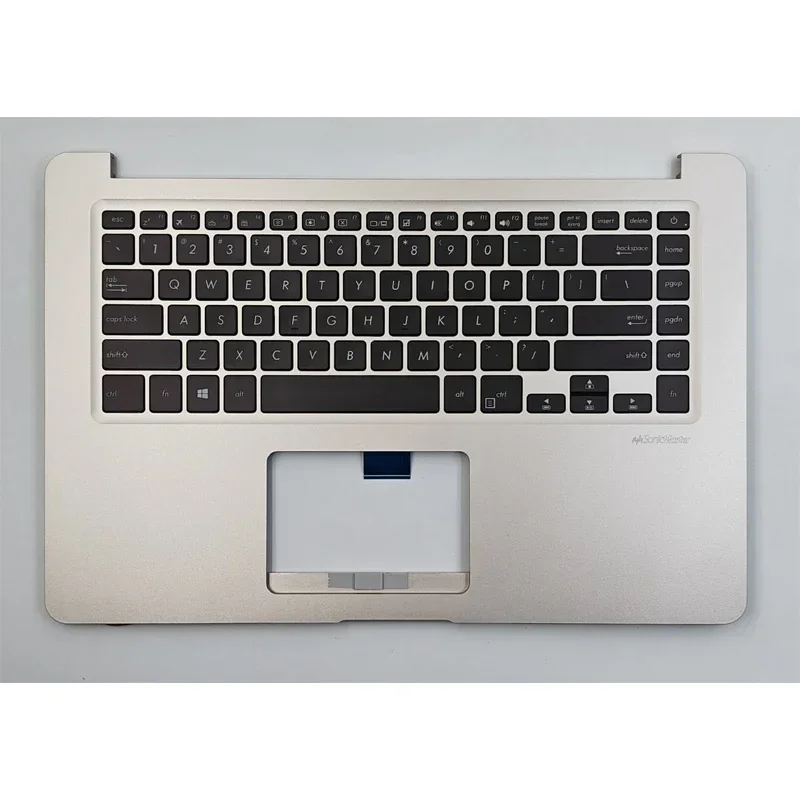 Новый чехол для Asus Vivobook K510U F510U F510UA F510UF S510U X510U S510UA S510UN S510UQ, золотой чехол с упором для рук, клавиатура с подсветкой США