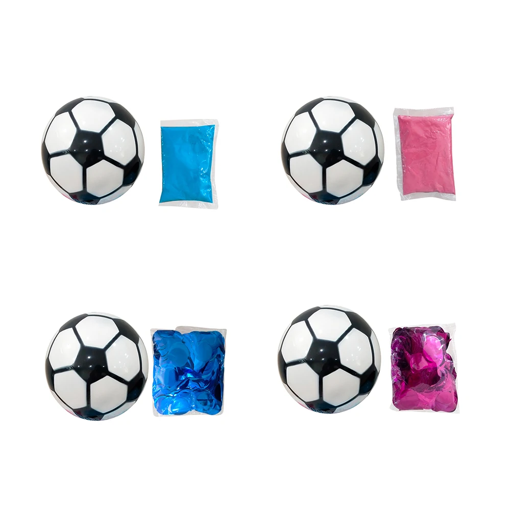 Creative Exploding Powder Soccer Environmentally Innovative Gender Reveal Ball Set Festive Supplies Holiday Props Surprised Gift