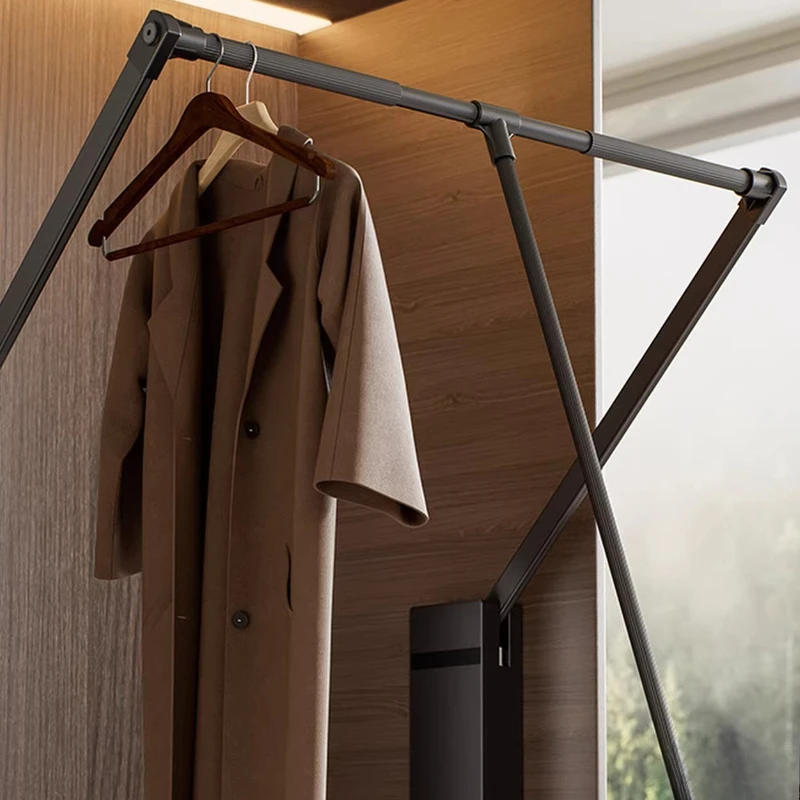 

Pull-down Clothes Hanger Retractable Household Tie Rod Cushion Pull-down Lifting Hanger