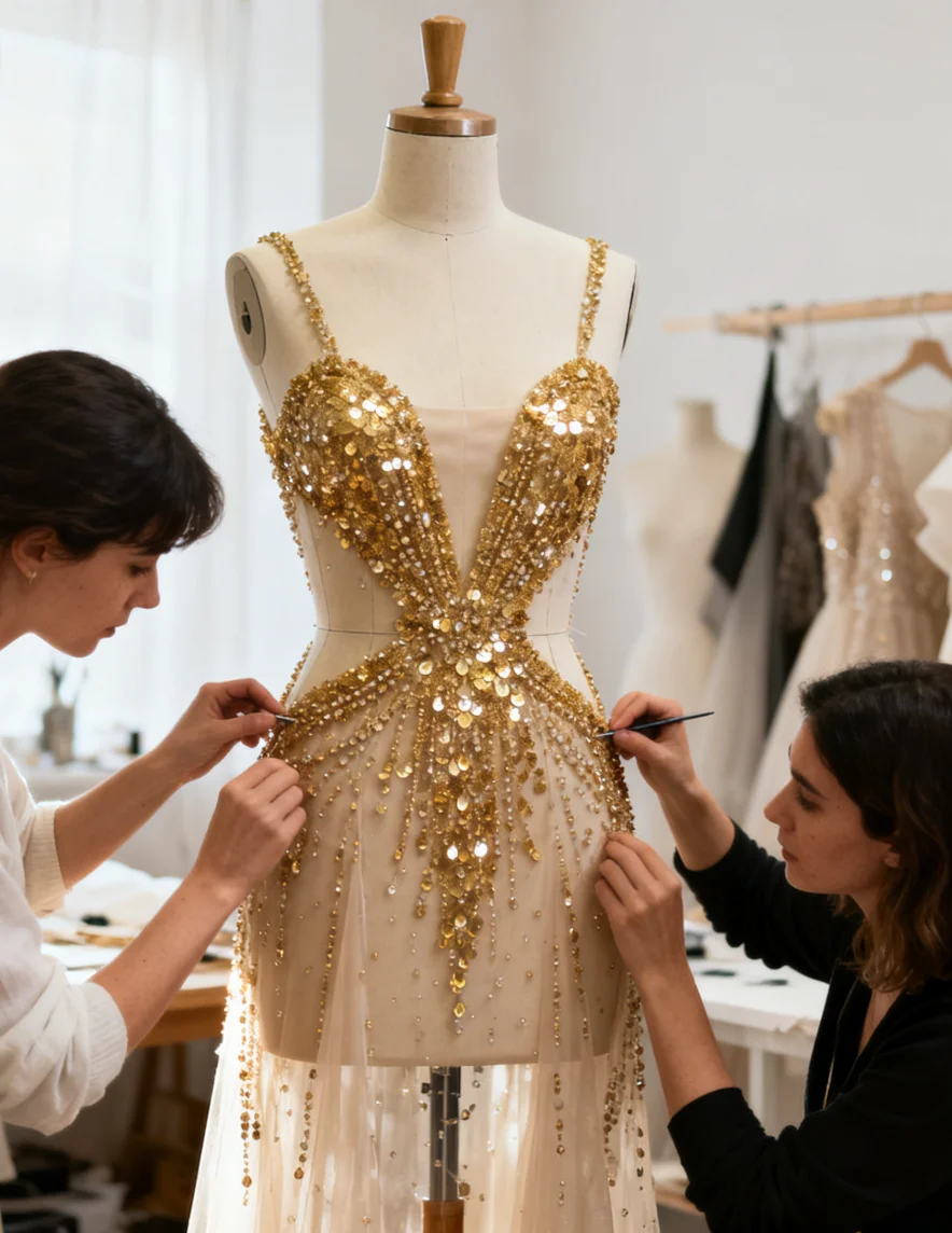 

Brand new pre-sale customized model cocktail dress Beautiful Quality Perfect Material Sexy Lady Diamond Bodice Applique YS035